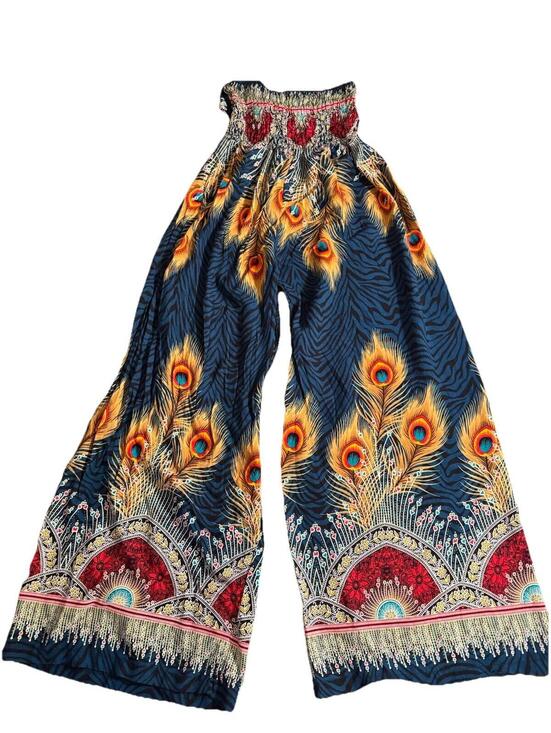 Pants - Boho Wide Leg Pants Made In Thailand Stretches From Small To Large